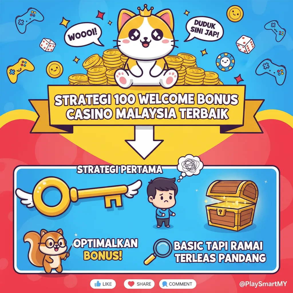 Strategi 100 Welcome Bonus Casino Malaysia Terbaik
