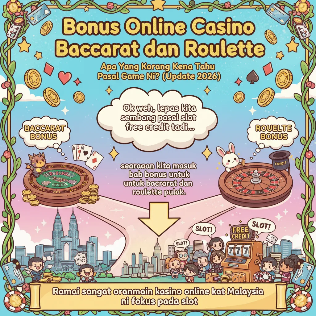 Bonus Online Casino Baccarat dan Roulette